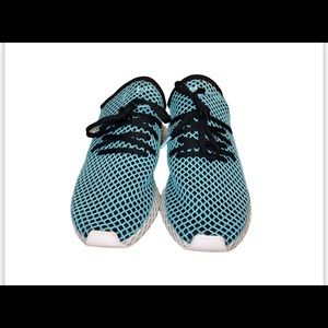 Adidas Deerupt mens shoes, teal